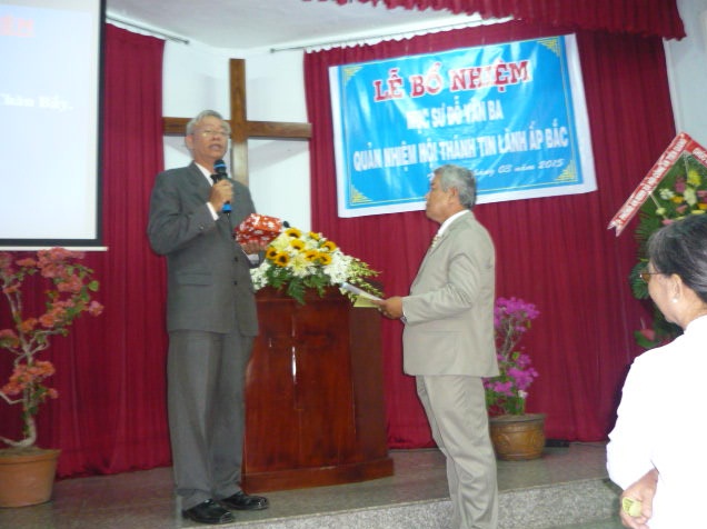 Tien Giang province: Ap Bac Protestant Church appoints its new Superintendent